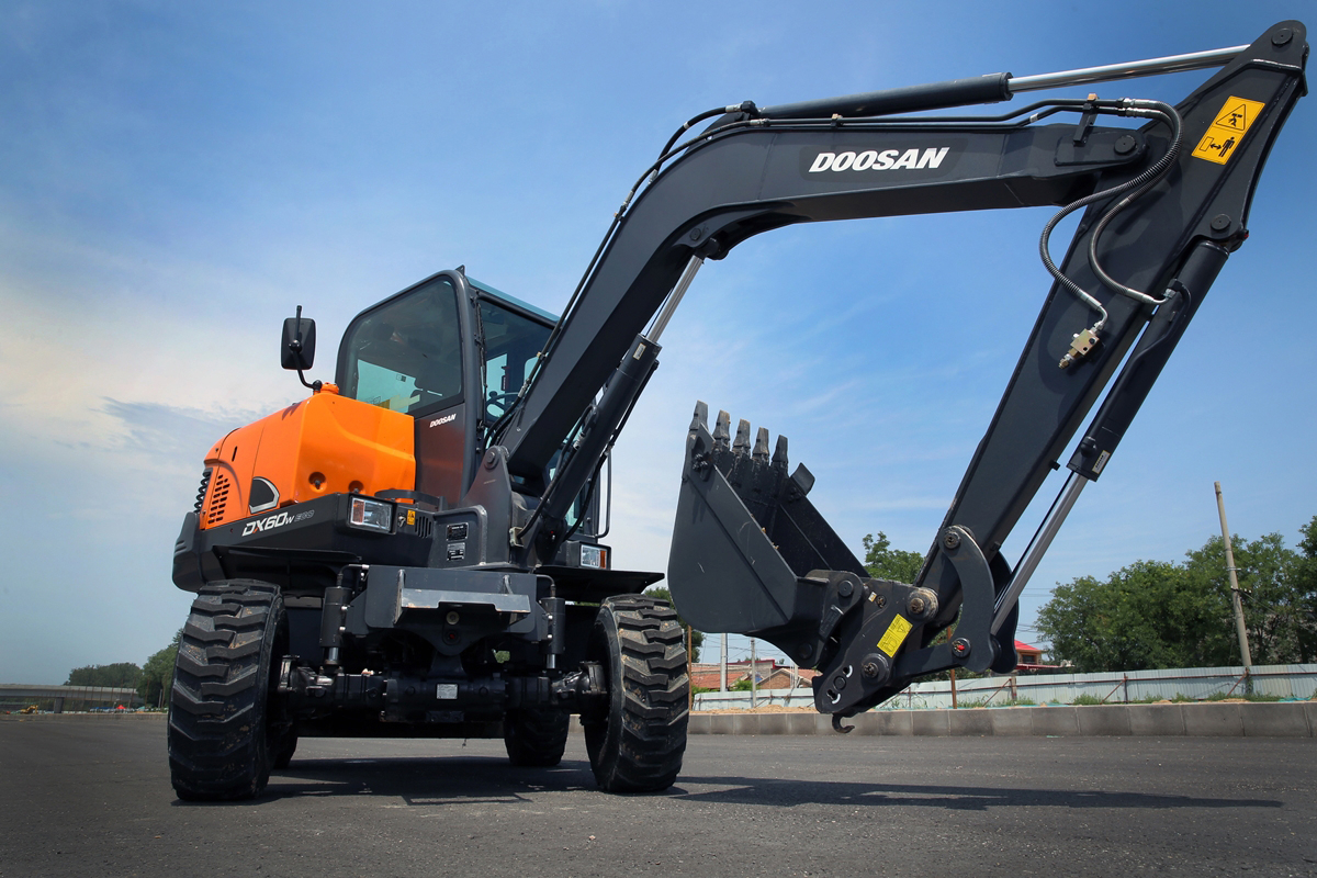 두산인프라코어의 굴착기 DX60W ECO. [두산인프라코어 제공]