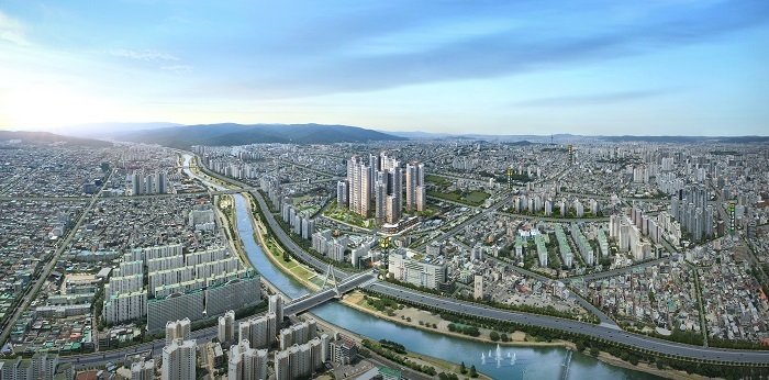 도시철도 3호선 대봉교역 역세권, 초품아 아파트 '대봉교역 태왕아너스 ...