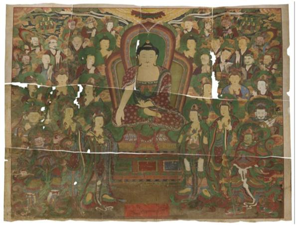 1954년 미국으로 유출된 속초 신흥사의 '영산회상도' [사진=연합뉴스]