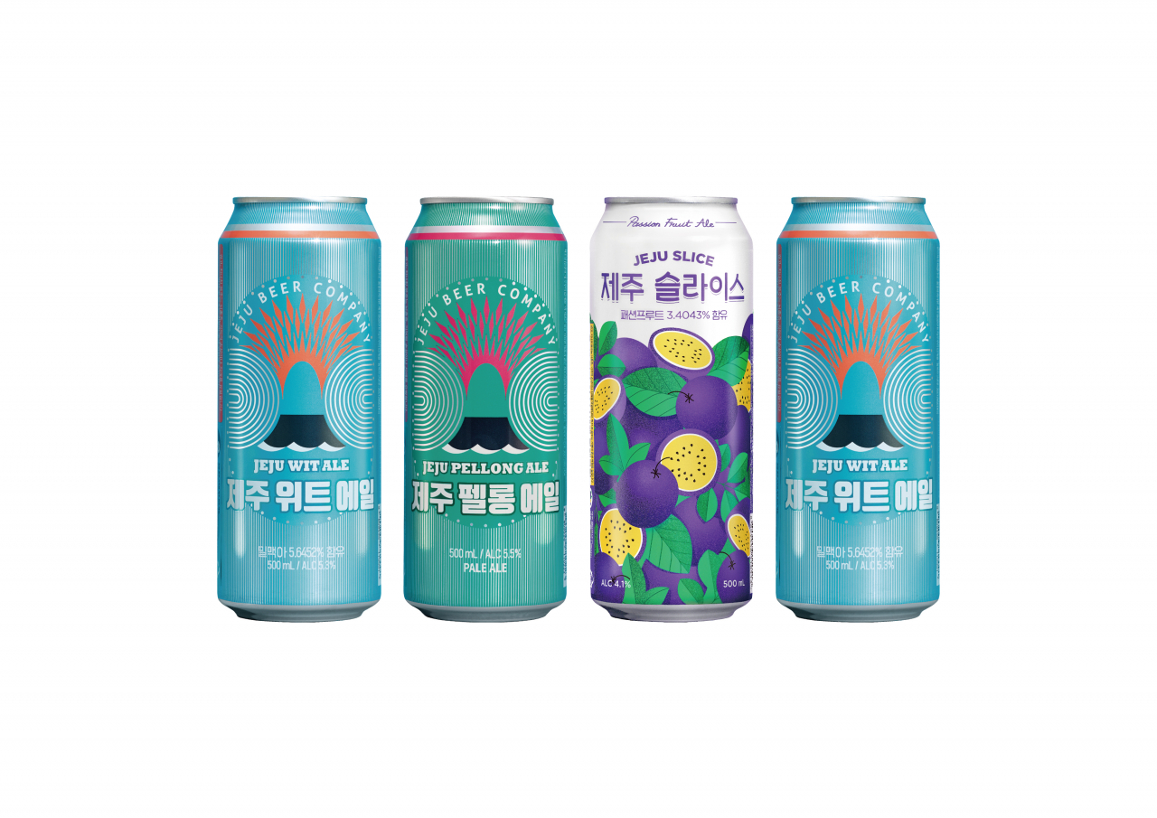 제주맥주 제품들 [제공=제주맥주]