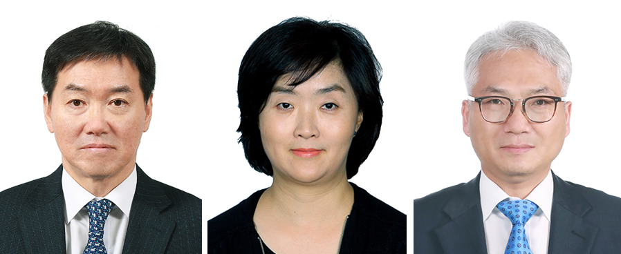 국가정보원 박정현 2차장, 김선희 3차장,박선원 기획조정실장. [사진제공=청와대]