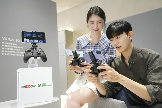 SK텔레콤이 마이크로소프트(MS)와 함께 다음달 15일 5G 기반 엑스박스 클라우드 게임을 정식 출시한다.[SK텔레콤 제공]