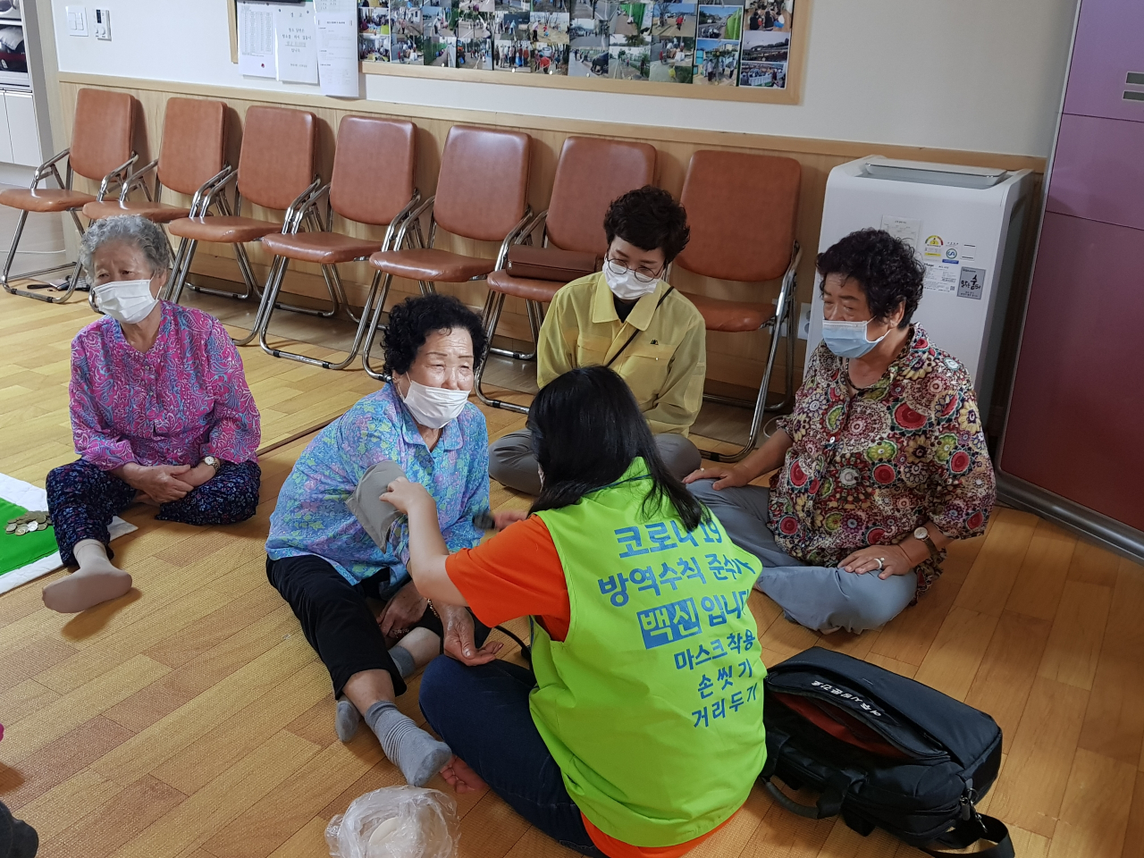 여주 오학동은 무더위쉼터 경로당을 집중 점검했다. [여주시 제공]
