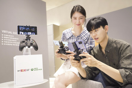 SK텔레콤이 마이크로소프트(MS)와 함께 다음달 15일 5G 기반 엑스박스 클라우드 게임을 정식 출시한다. [SK텔레콤 제공]