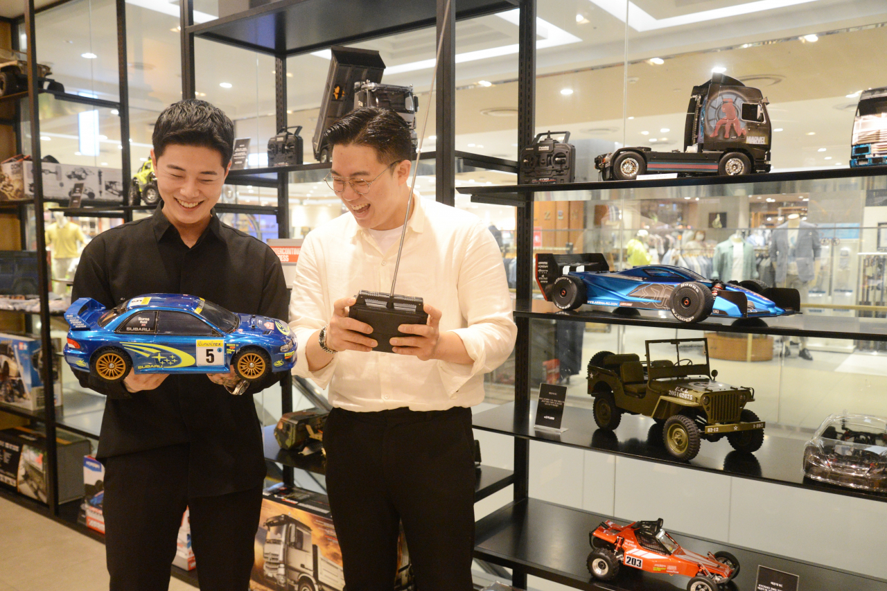 부산지역 RC(Radio Control)카 브랜드 ‘해운대RC’ 매장. (롯데백화점 제공)