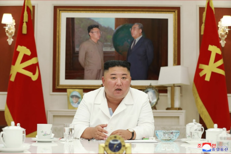 북한 조선중앙통신은 6일 김정은 국무위원장이 전날 주재한 노동당 중앙위원회 정무국회의에서 코로나19로 봉쇄한 개성에 대한 특별지원하기로 결정했다고 밝혔다. [헤럴드DB]