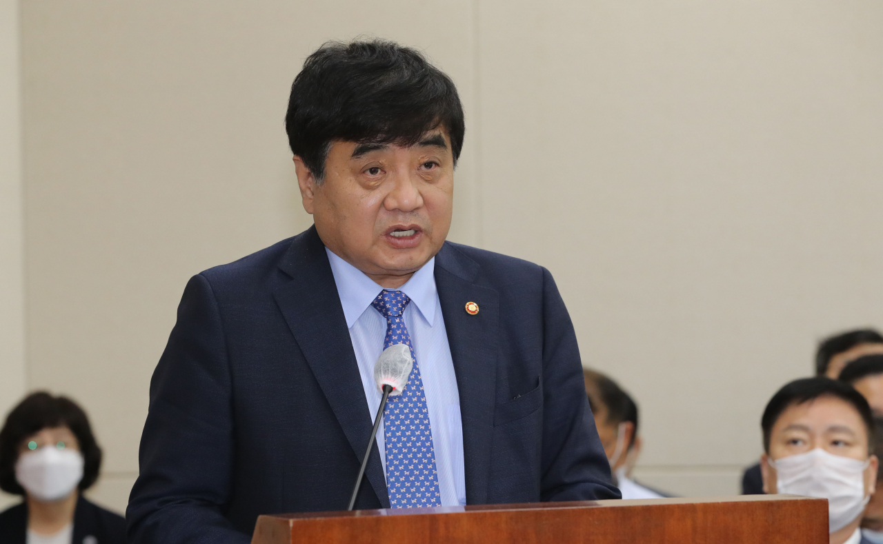 한상혁 방송통신위원장. [연합]