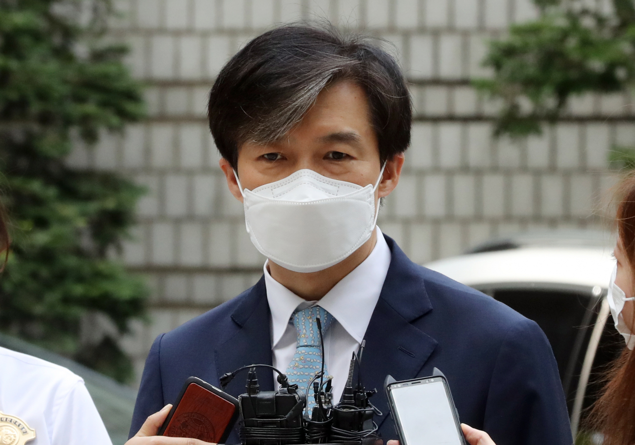 조국 전 법무부 장관. [연합]
