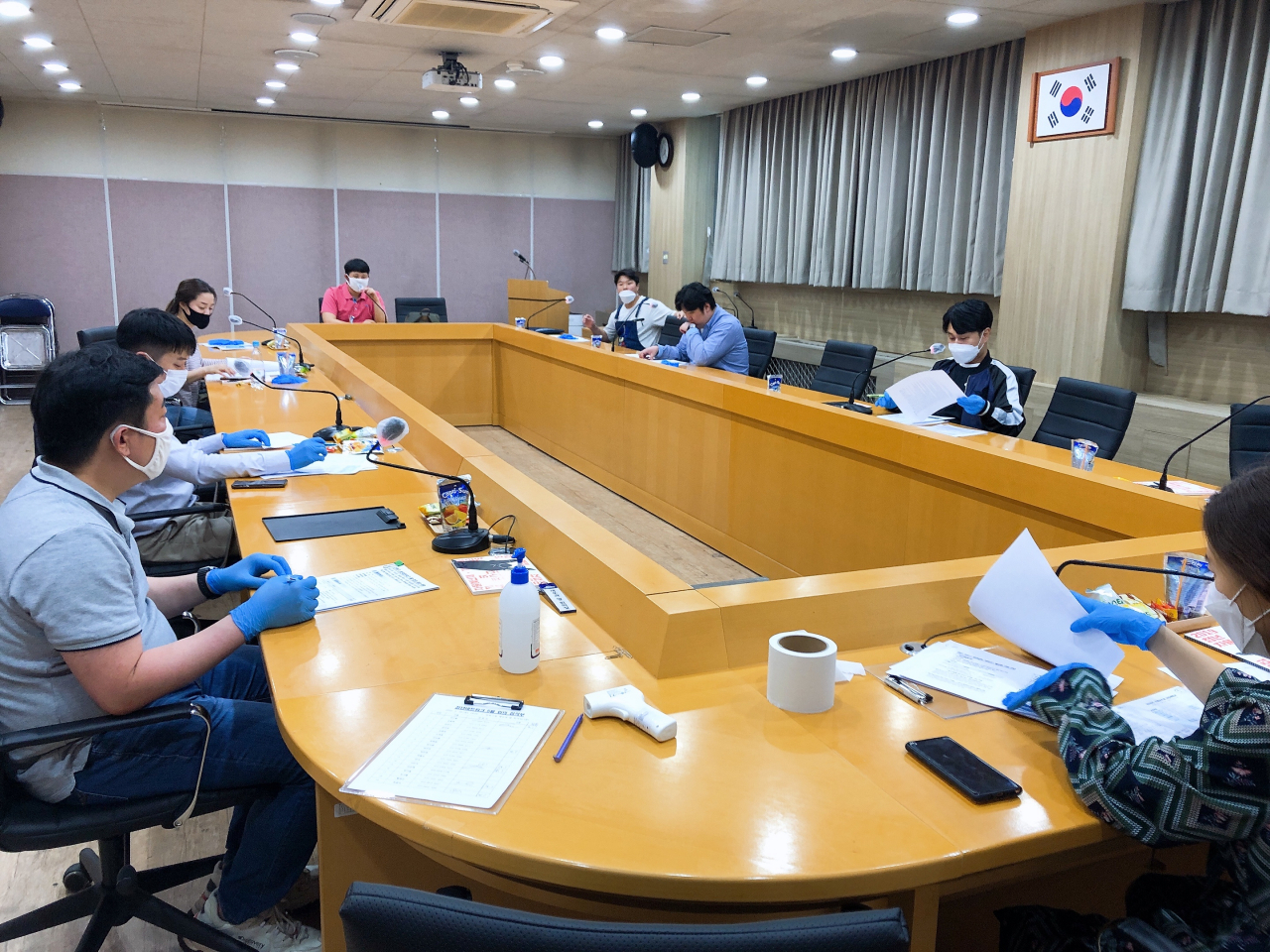 둥둥 프로젝트 준비를 위한 사전 모임이 열리고 있다. [강북구 제공]