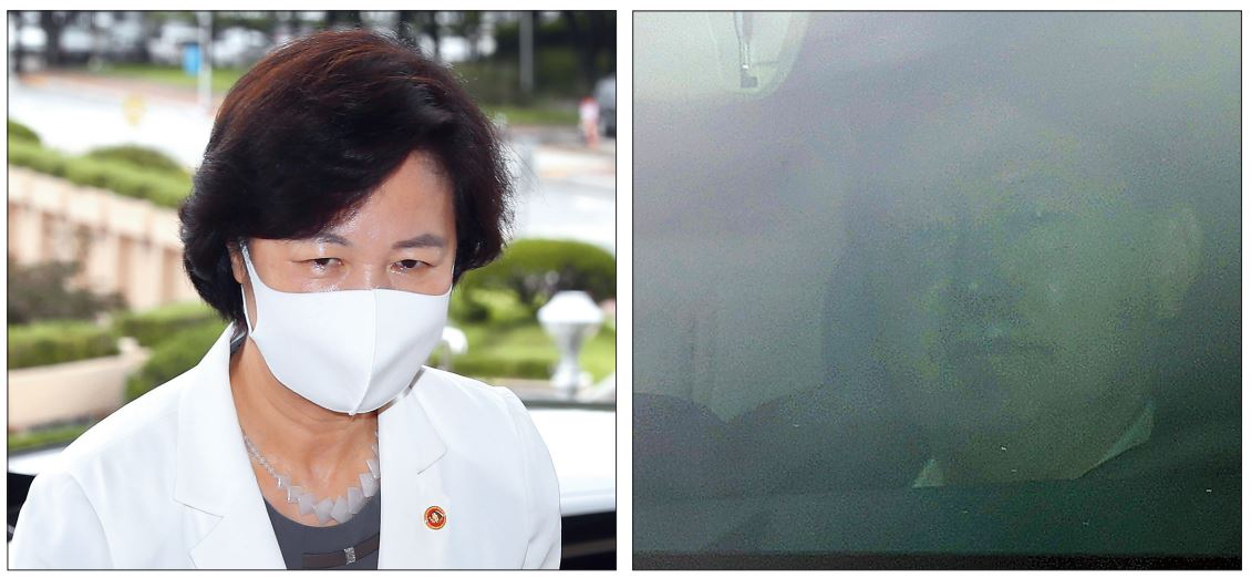 검찰 고위간부 인사가 윤석열 검찰총장의 고립을 심화했다는 지적이 제기되고 있는 가운데 곧 있게 될 중간간부 인사에서도 대대적인 물갈이가 예상된다. 사진은 추미애 법무부 장관이 10일 오전 경기도 정부과천청사 법무부로 출근하는 모습(왼쪽)과 윤 총장이 이날 서울 서초구 대검찰청으로 출근하는 모습. [연합]