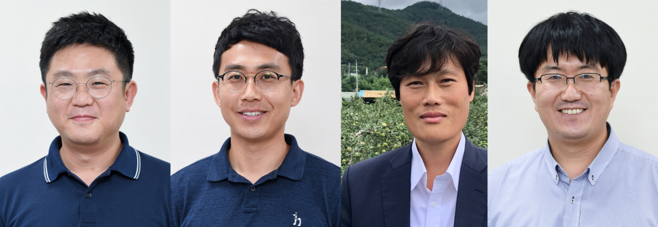 신재민(왼쪽부터)·구본희·예봉해·신동관 주무관.[경북도 제공]