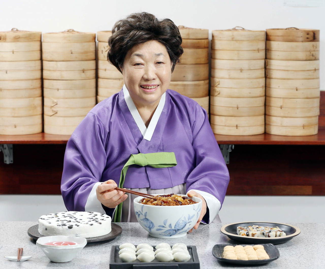 인간문화재 정길자 궁중병과연구원장 [사진=한독 제공]