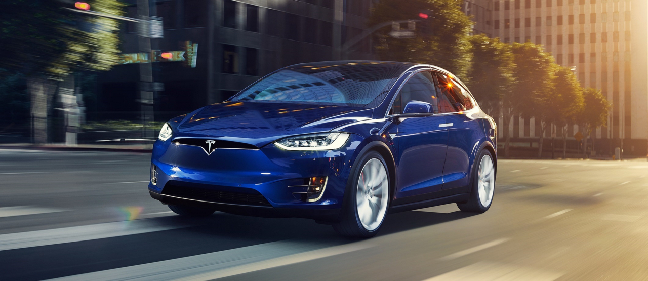 테슬라 SUV Model X. [테슬라 코리아 제공]