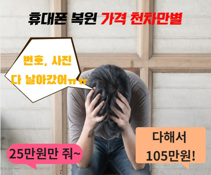 “사진 다 날아갔네~ 내 휴대폰”…복원 비용 얼마나 들까? [IT선빵!]