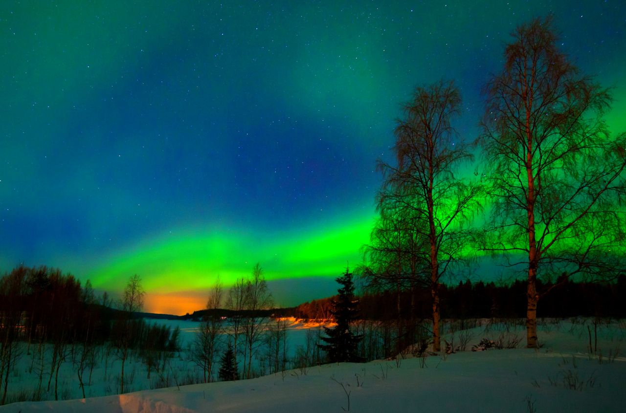 이 시국 핀란드로 안구정화, 산타마을 로바니에미 오로라 최고 관측률 - 헤럴드경제