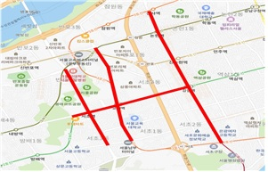 17일~29일까지 집회, 시위 금지 구역. [서초구]