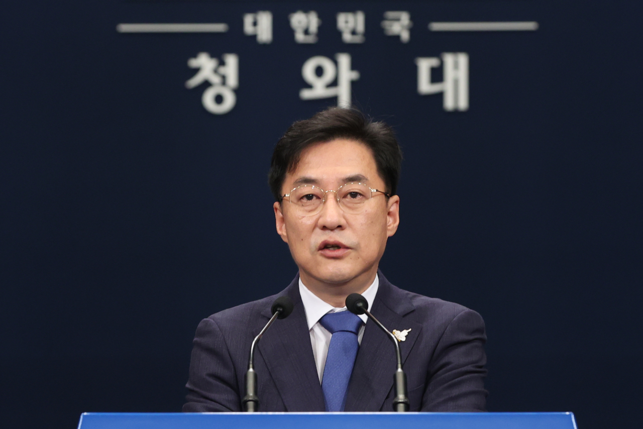 강민석 청와대 대변인. [연합]