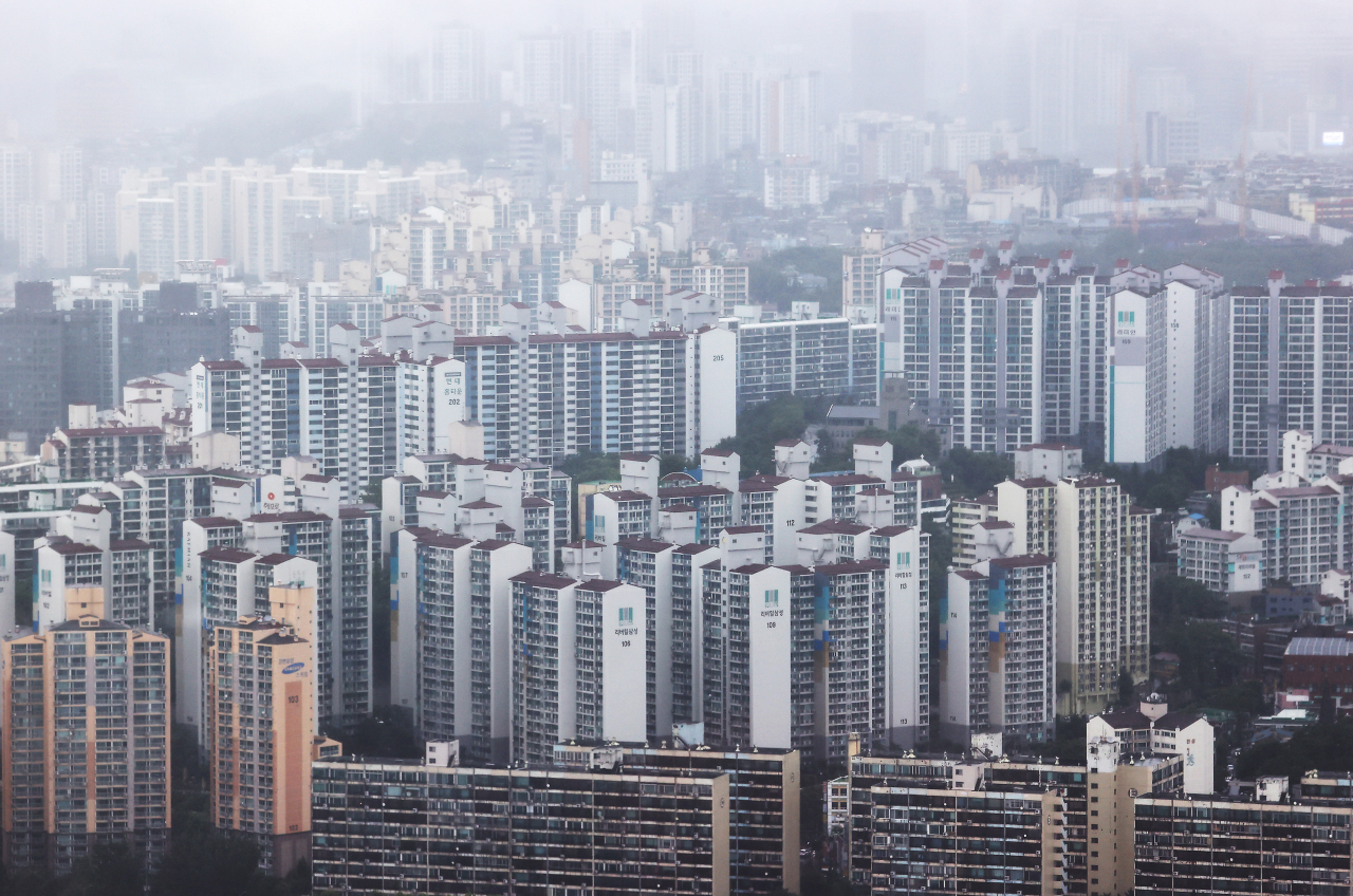 서울의 아파트 밀집지역의 모습 [연합뉴스]