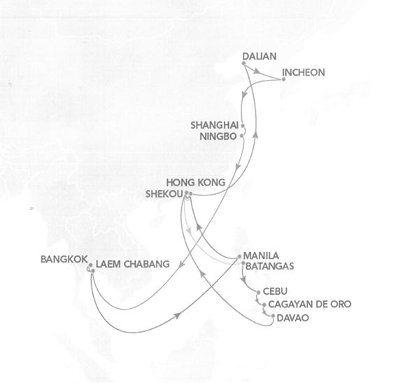 CSECP2 노선도