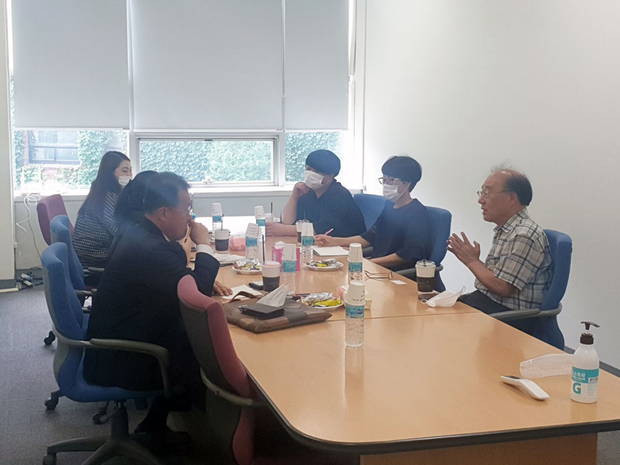 수원대 경기도형 대학생 취업브리지’사업 현장 점검[수원대 제공]