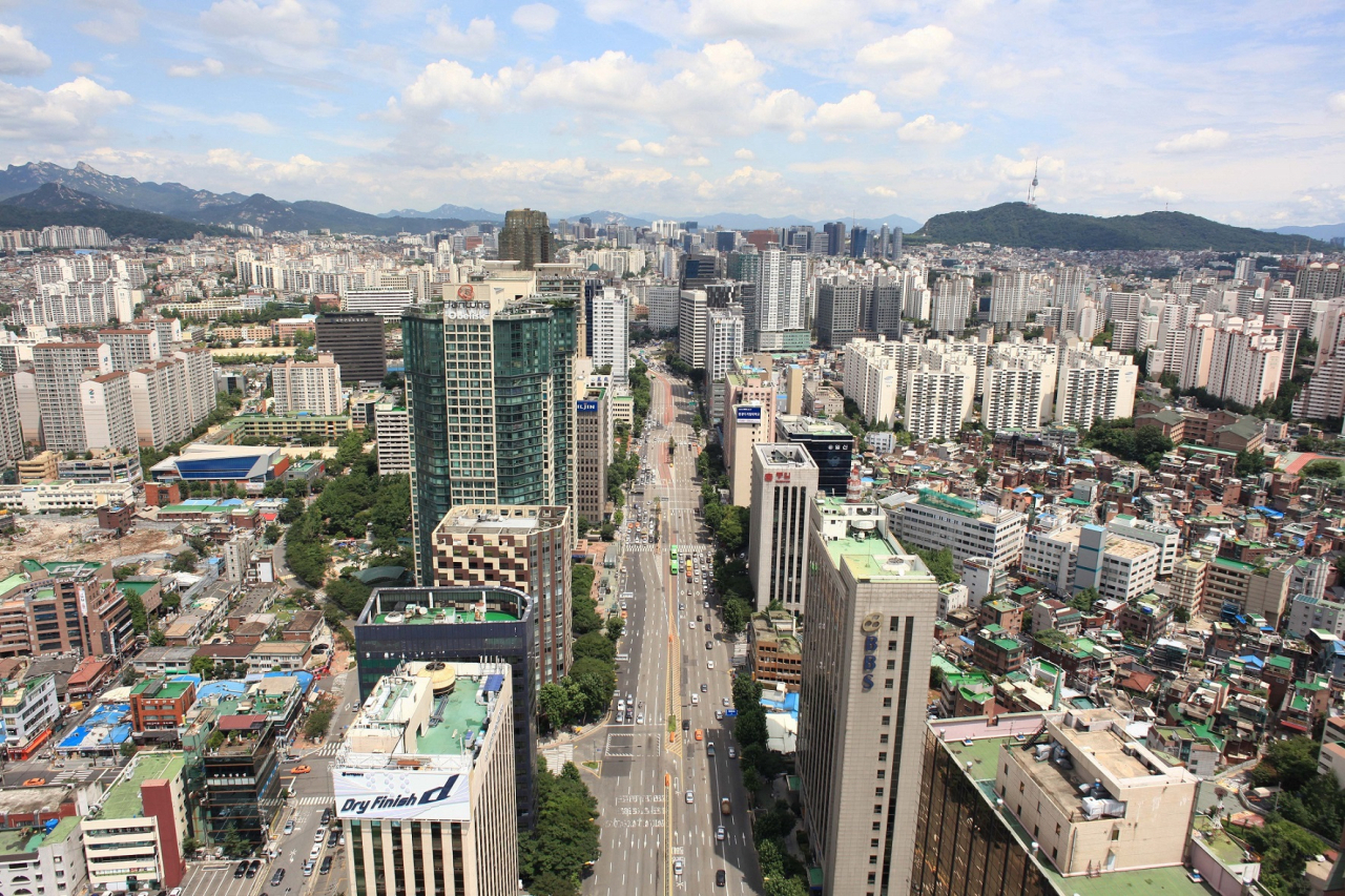 마포구 마포대로 전경 이미지.