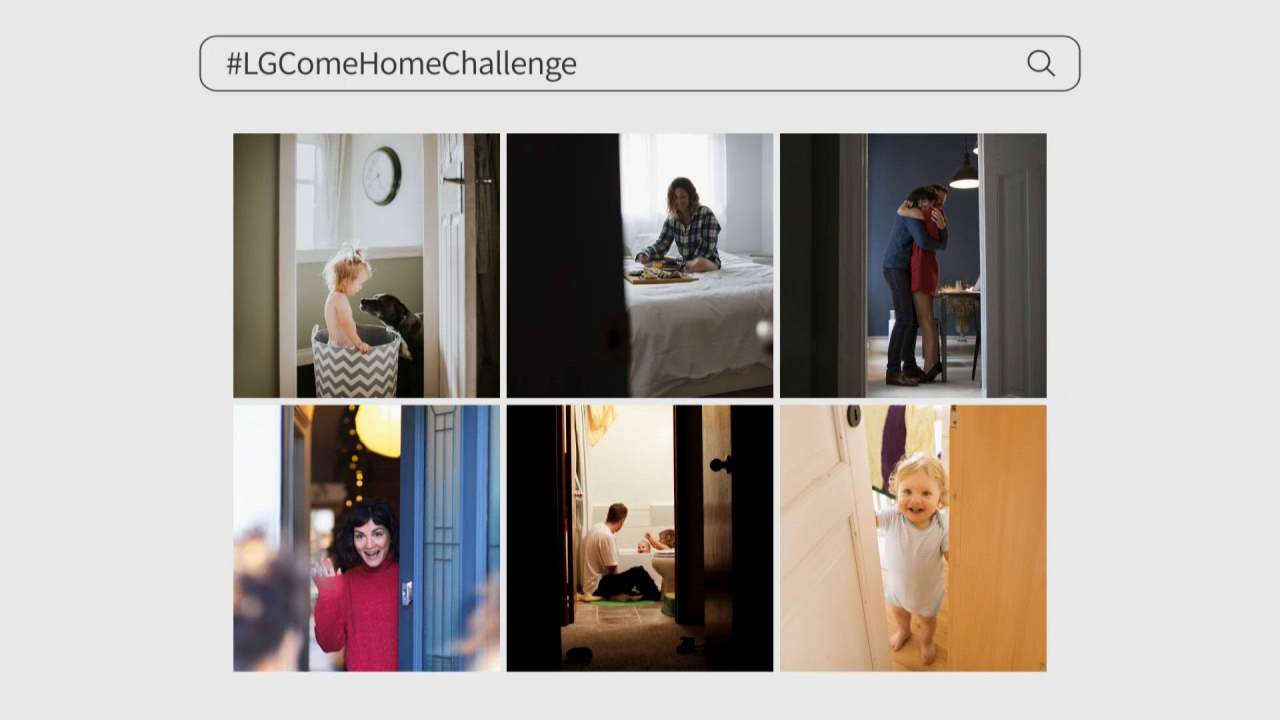 LG전자가 21일부터 내달 말까지 진행하는 글로벌 기부 캠페인 'LG 컴 홈 챌린지(LG Come Home Challenge)' 소개 이미지 [LG전자 제공]