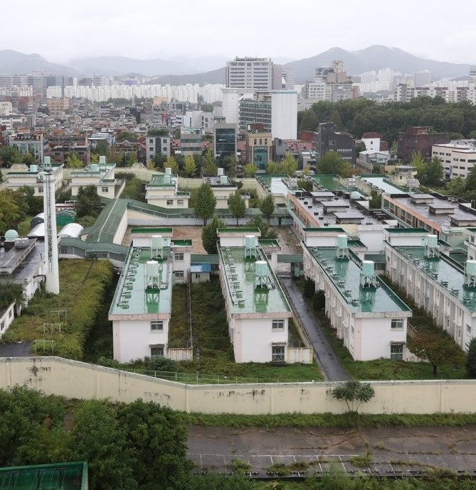 서울 송파구 가락동에 있는 옛 성동구치소 전경. [연합]