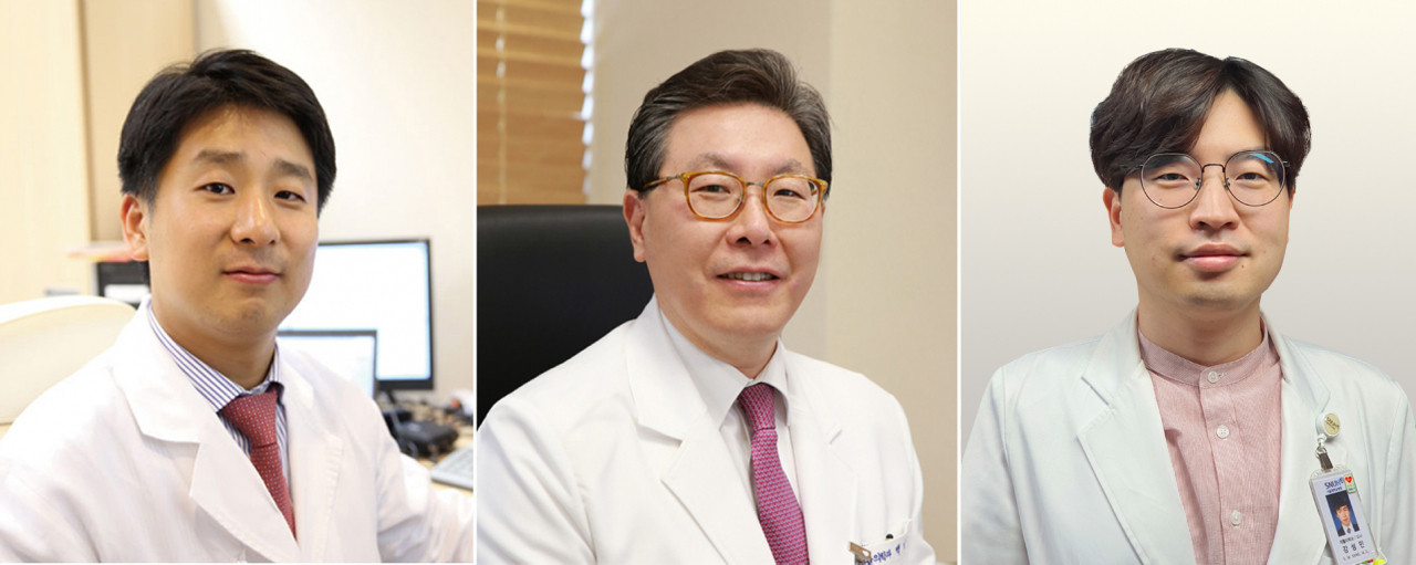 분당서울대병원 재활의학과 김원석 교수, 백남종 교수, 강성민 전공의