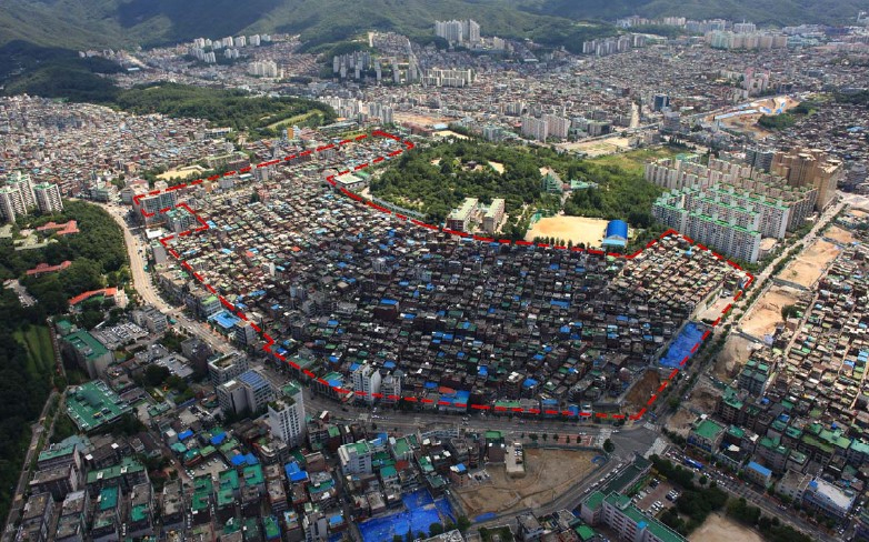 성남 2단계 공공 재개발 신흥2 구역 개발 전 모습 [LH 제공]