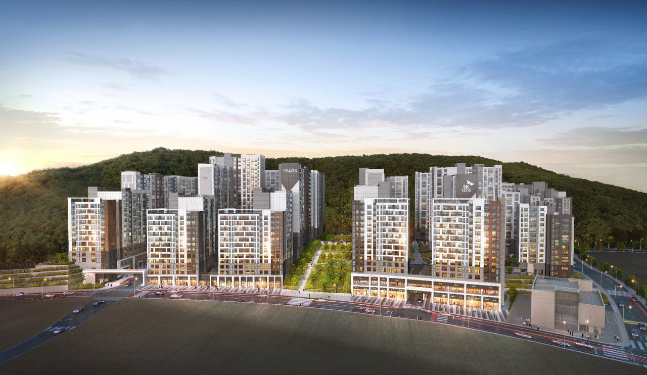 DMC SK뷰 아이파크포레 투시도[SK건설 제공]