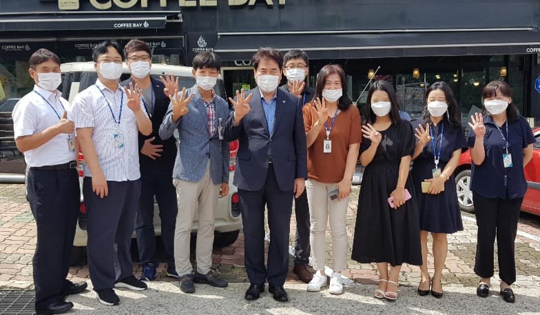 백군기 용인시장 페북 캡처.