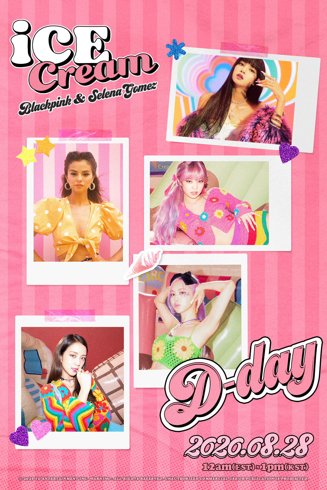 Blackpink teams up with Selena Gomez to chill summer heat with