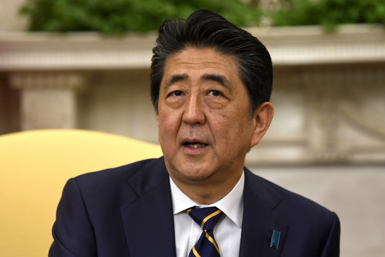 아베 신조 일본 총리. [AP]