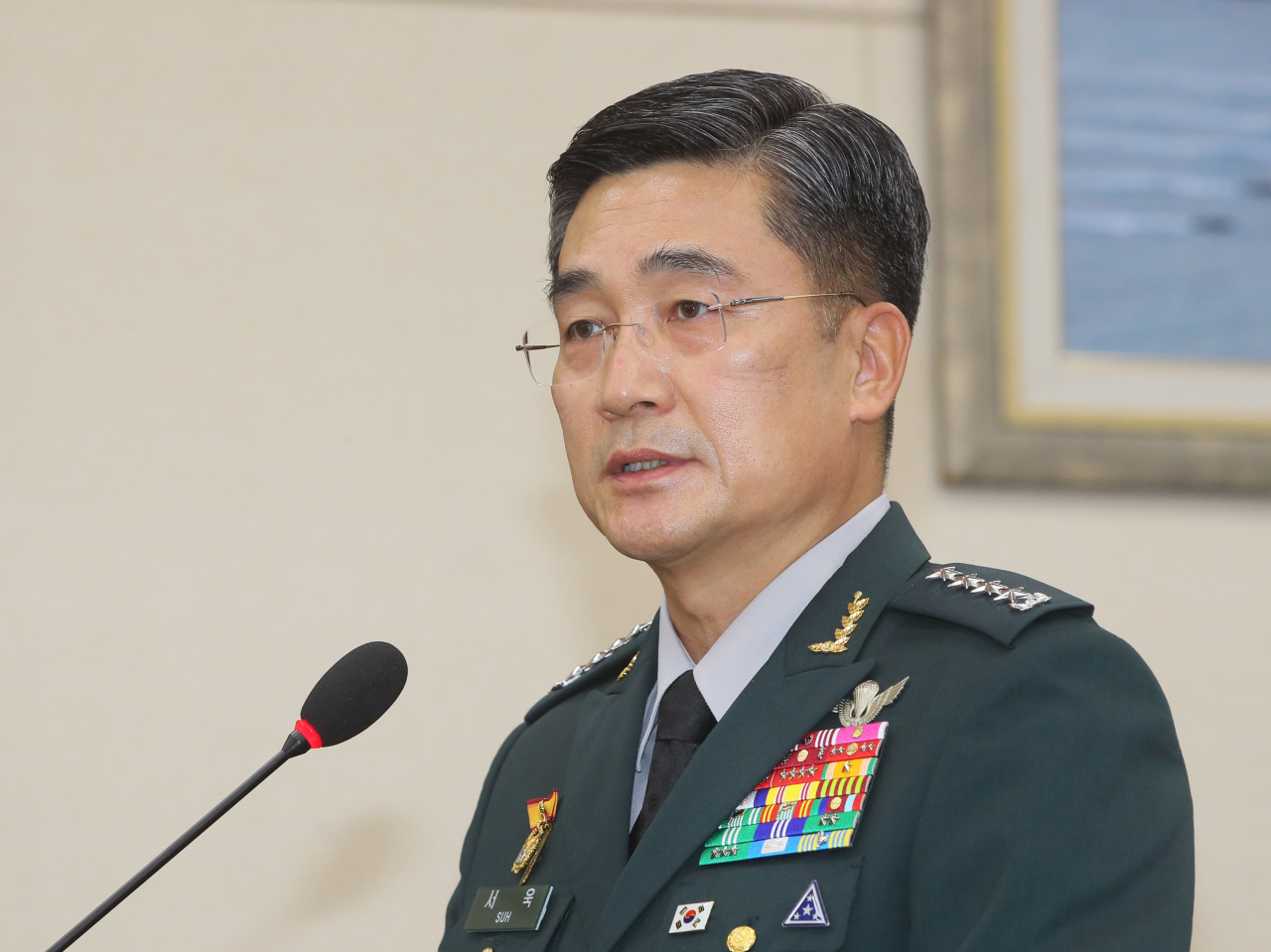 서욱 육군참모총장.[연합]