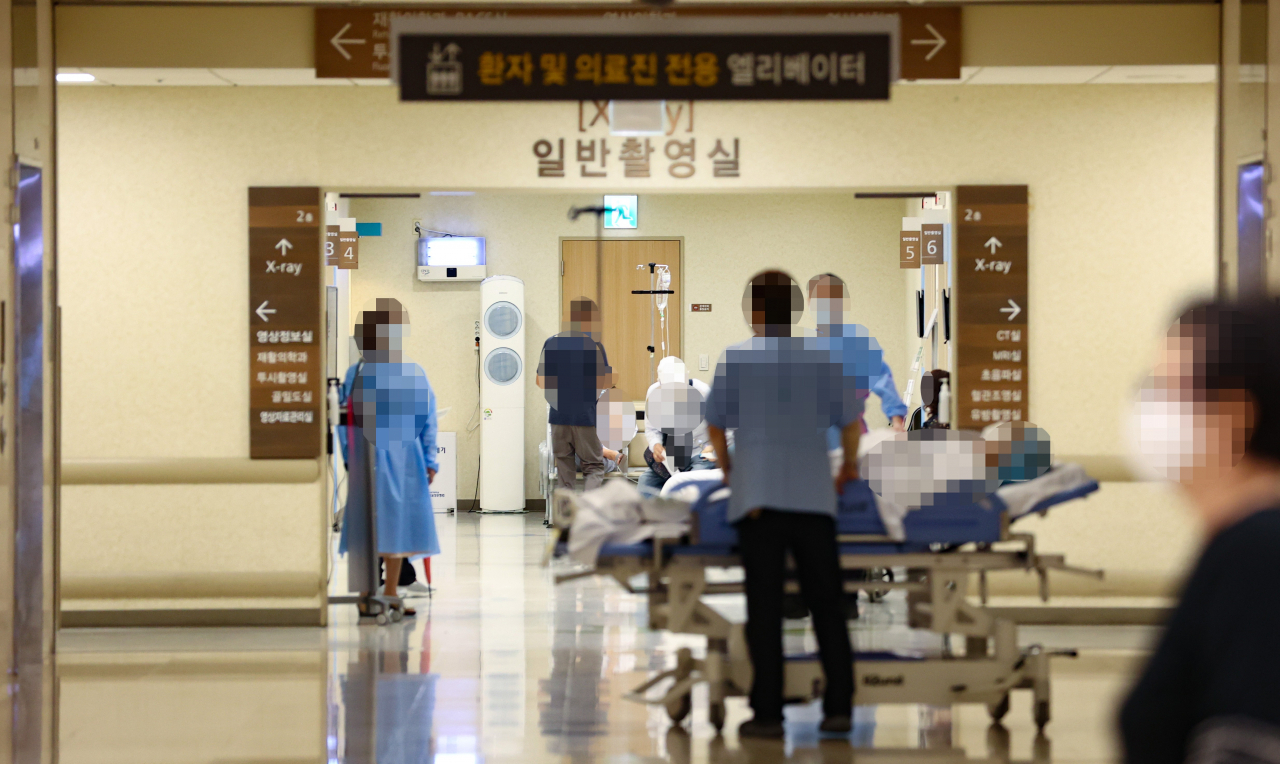 서울의 한 병원 엑스레이 촬영실의 모습. [연합뉴스]