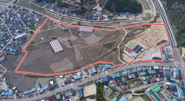 남원시 구암지구 도시개발지구 위치도. [남원시 제공]