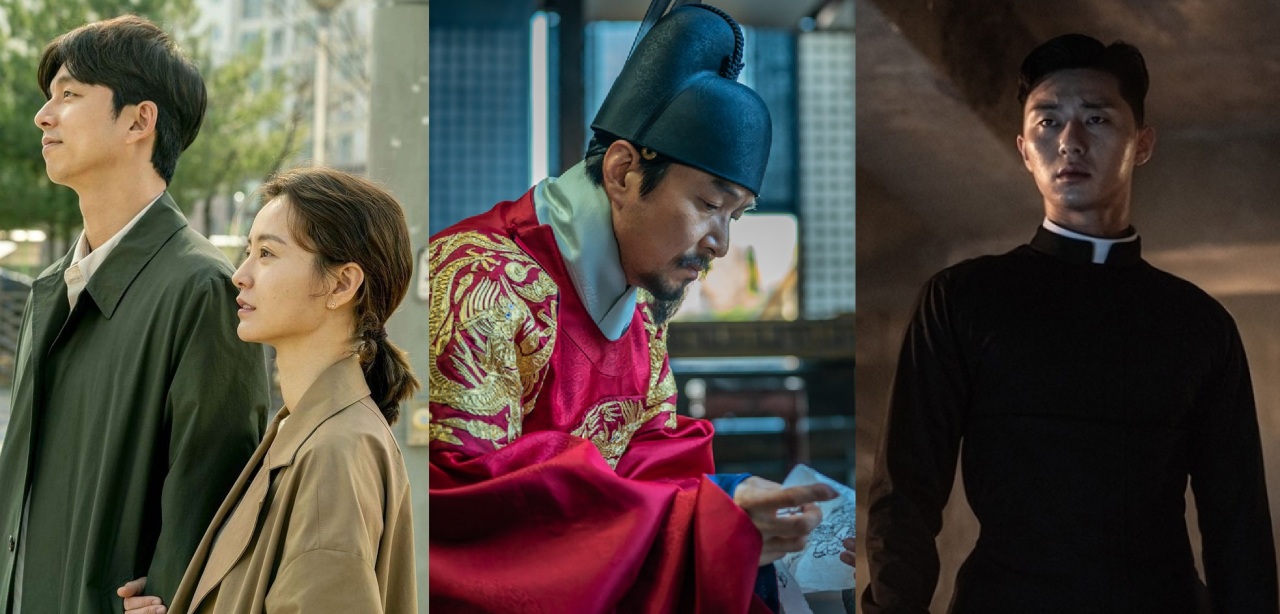 (From left) "Kim Ji-young, Born in 1982”/“Forbidden Dreams”/ "The Divine Fury” (Lotte Entertainment)
