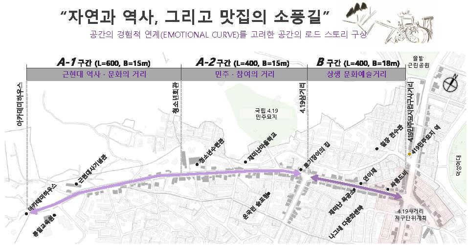 4.19 역사문화거리 위치도. [서울시 제공]