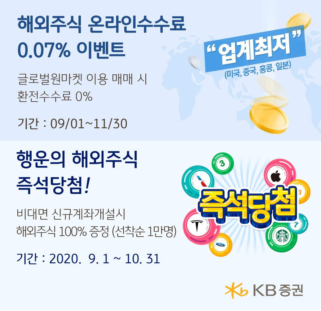 itM] KB증권, 해외주식에 업계최저 수수료 이벤트 - 헤럴드경제