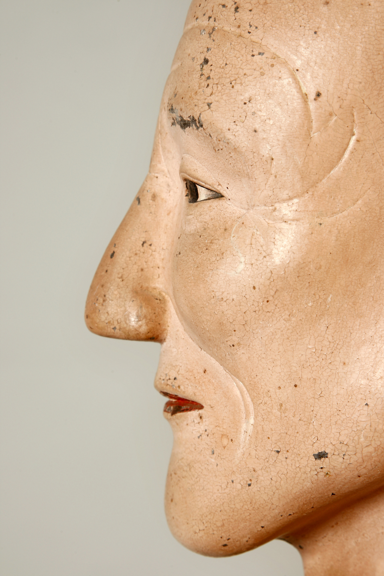해인사 희랑대사좌상 옆 얼굴