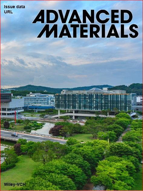 국제학술지 '어드밴스드 머터리얼즈' 9월호 KAIST 특집호 표지.[KAIST 제공]