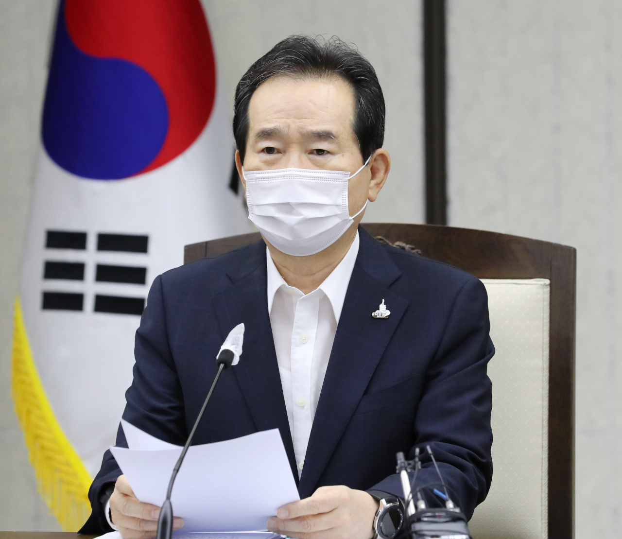 정세균 국무총리 [연합］