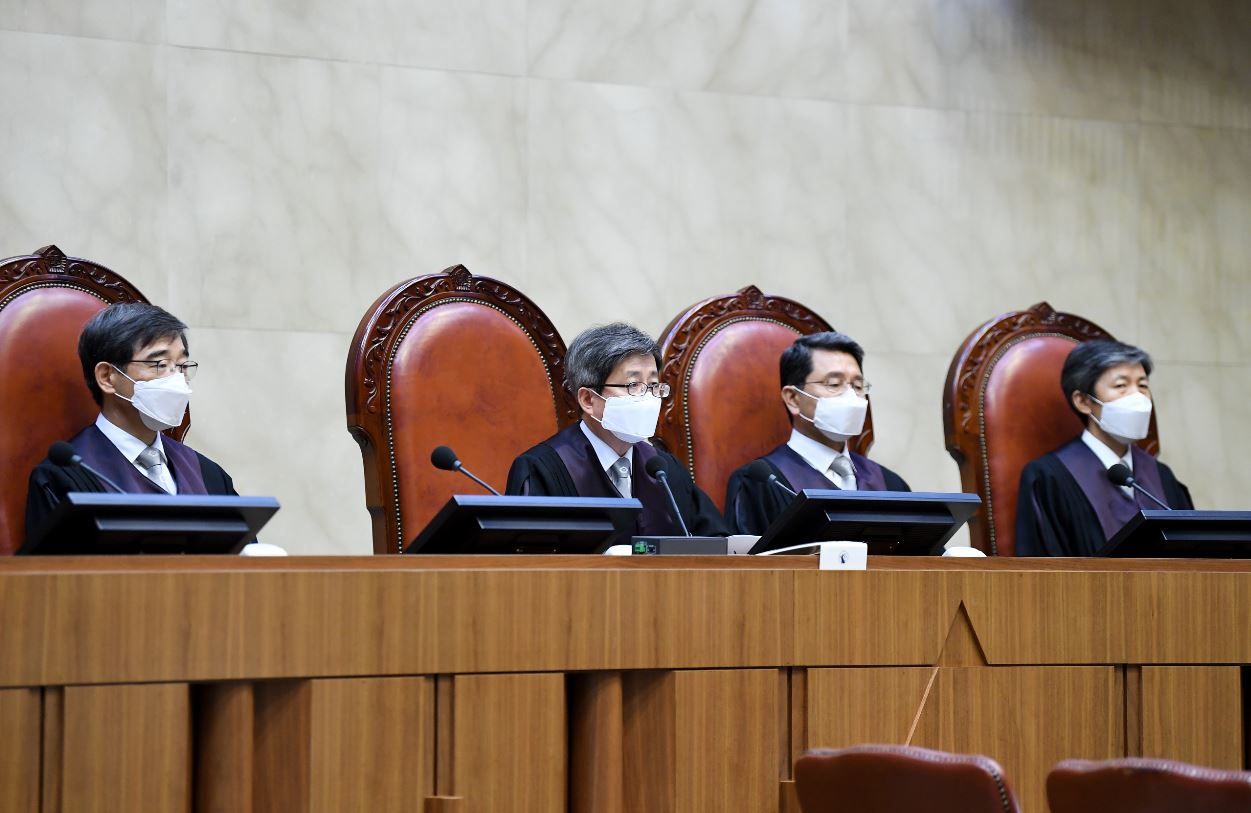 3일 전교조 법외노조 통보 처분 취소 소송 상고심 선고 중인 대법원 전원합의체 [법원행정처]