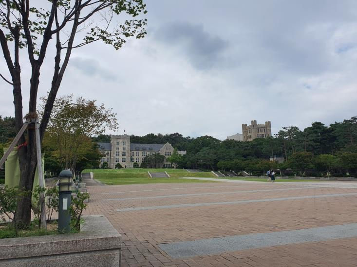 고려대학교 중앙광장. [연합]