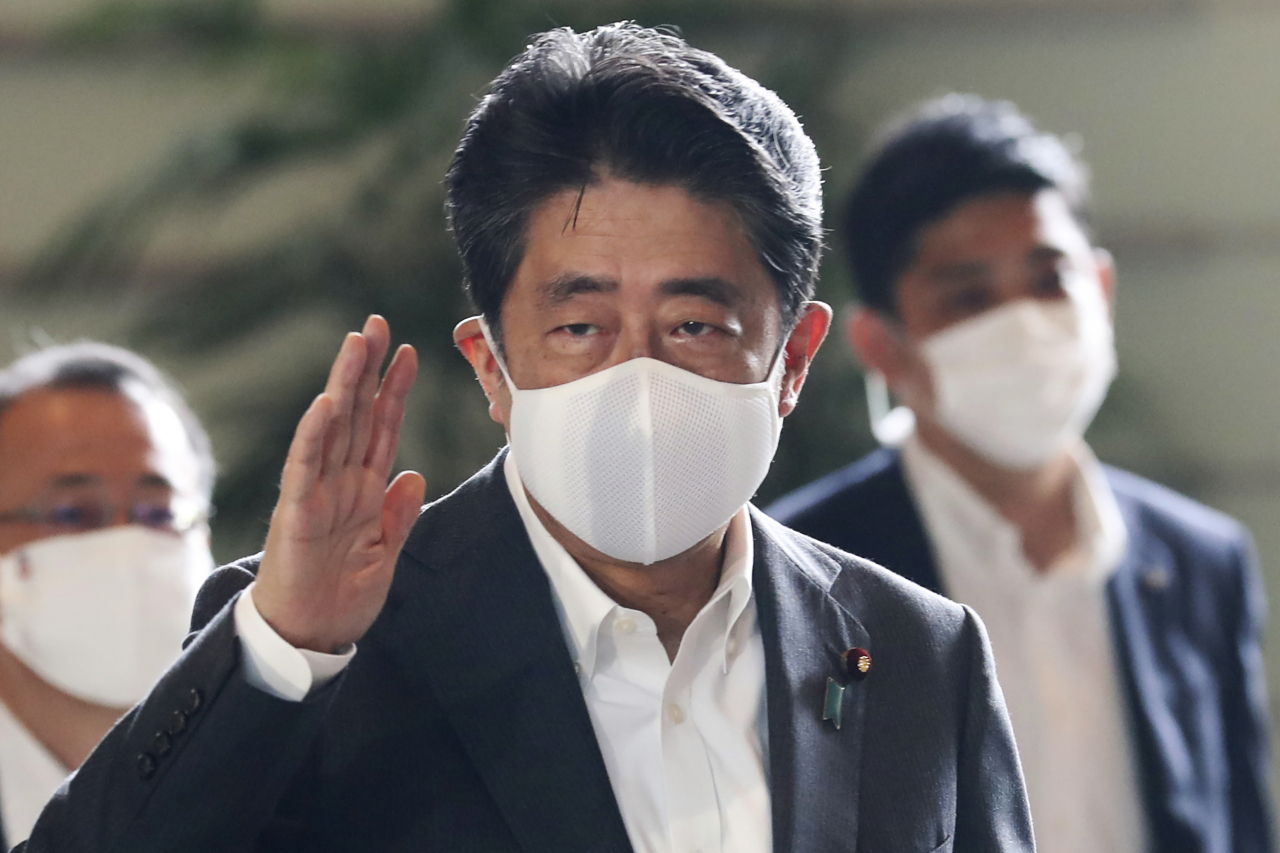 아베 신조 일본 총리. [AP]