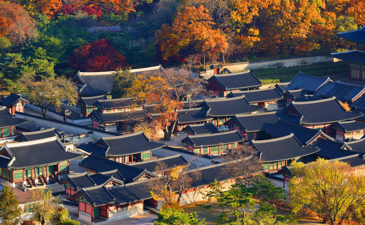 창덕궁 궐내각사의 가을풍경