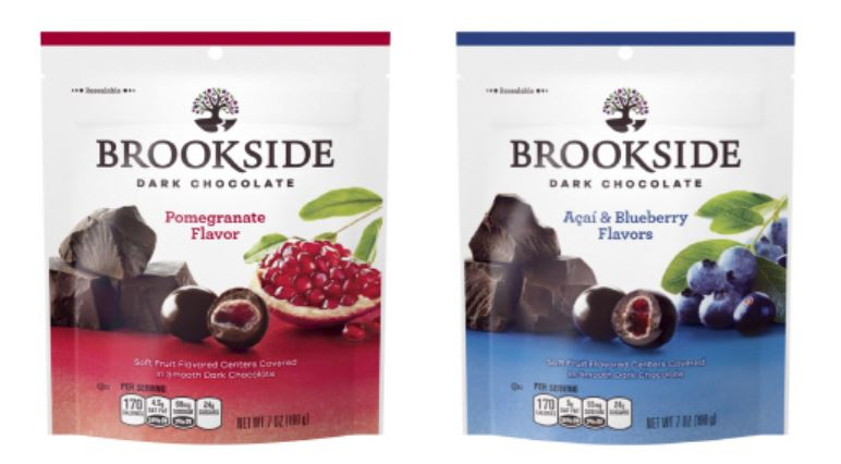 허쉬(Hershey)의 천연 과즙 초콜릿 브랜드인 브룩사이드(BROOKSIDE)