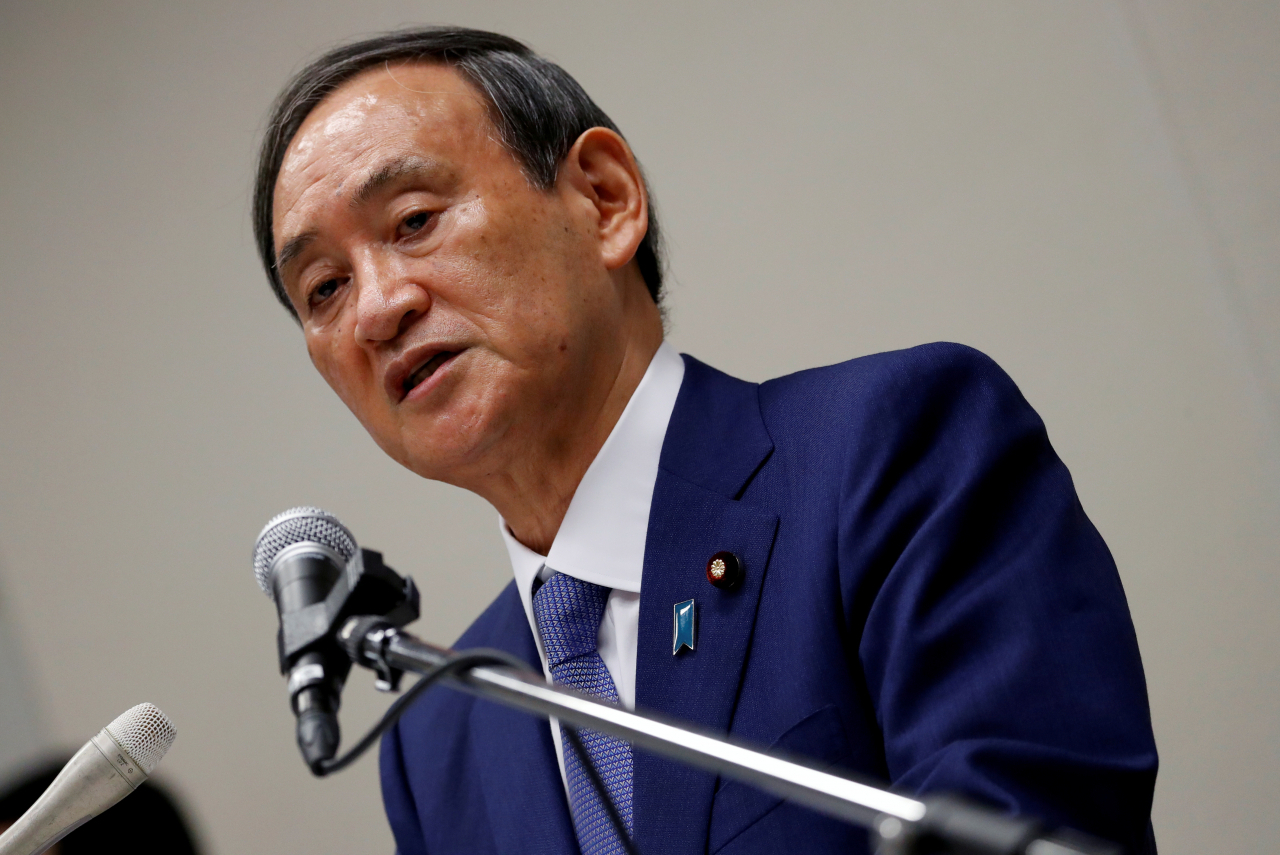 스가 요시히데(菅義偉·71) 일본 관방장관. [로이터]