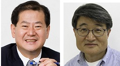 도레이과학기술상 남원우(왼쪽)와 조길원 교수.