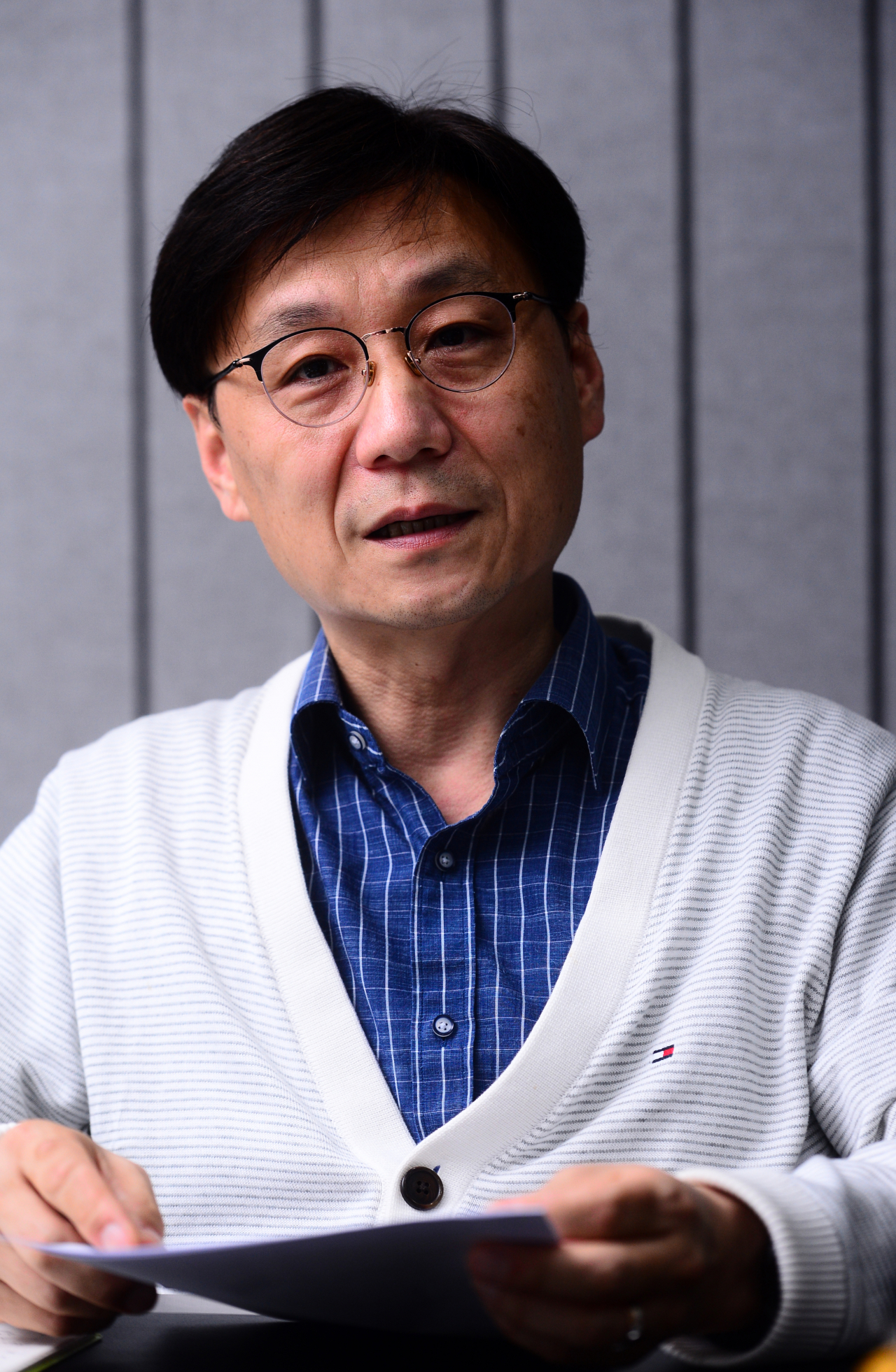 김법민 범부처전주기의료기기 연구개발사업단장.[박해묵 기자]